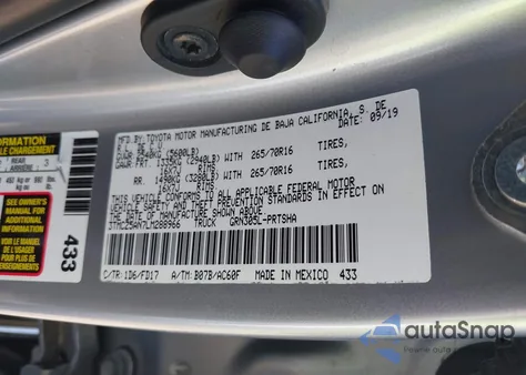 2020 Toyota Tacoma Double Cab/Sr/Sr5/Trd Sport/Trd Off Road/Trd Pro from USA, damaged, VIN 3TMCZ5AN7LM288966